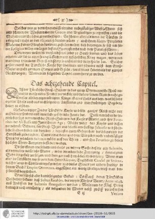 Das achtzehende Capitel
