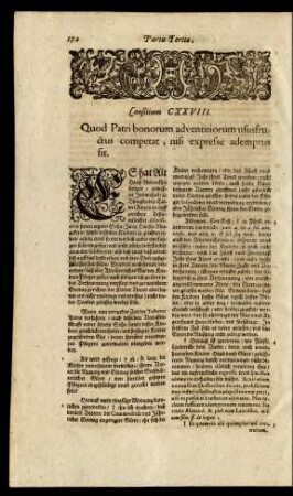 Consilium CXXVIII.