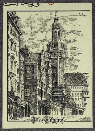 Leipzig. Altes Rathaus