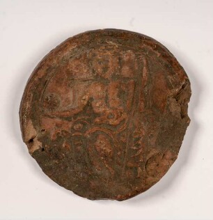 Medaillon mit thronendem Jupiter