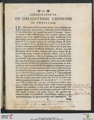 Exercitatio VI