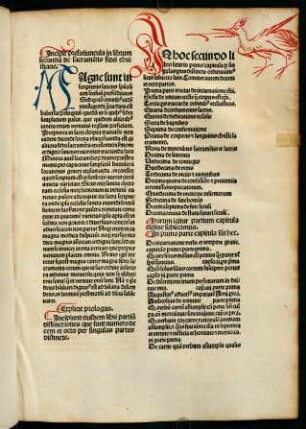 [Registrum:] Incipit liber secundus de incarnatione verbi et impletione et exhibitione gratie dei. ...