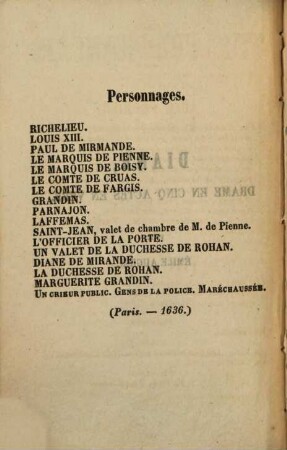 Diane : [drame en cinq actes et en vers]