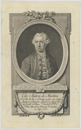 Bildnis des Car. Anton de Martini