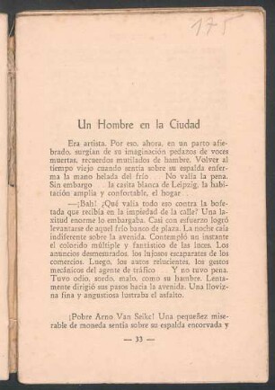 Un hombre en la ciudad
