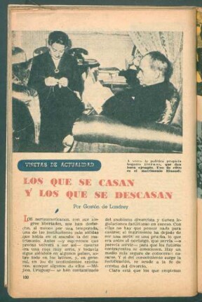 Los que se casan y los que se descasan