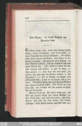Der Bauer, der durch Rechten ins Paradies kam.