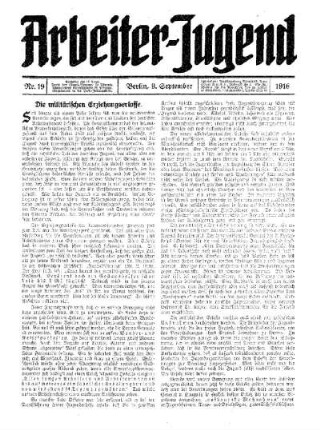 Die militärischen Erziehungserlasse