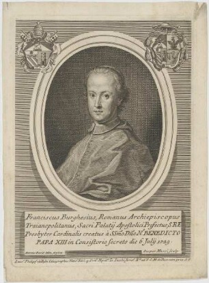 Bildnis des Franciscus Burghesius, Romanus Archiepiscopus Traianopolitanus