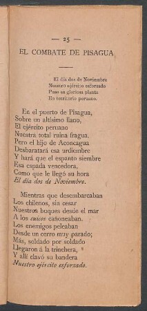 El combate de Pisagua