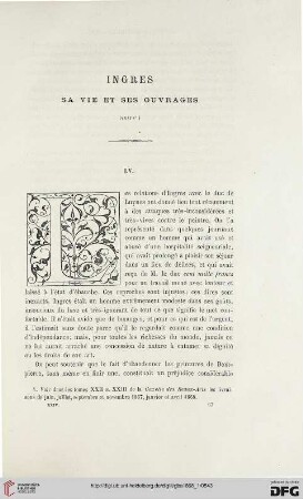 24: Ingres, [7] : sa vie et ses ouvrages