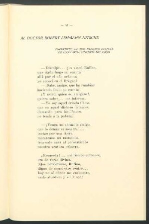 Al doctor Robert Lehmann Nitsche