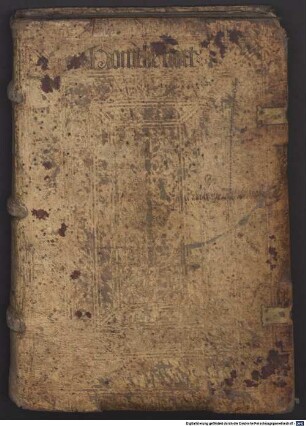Homilie hoc est Conciones populares sanctissimorum ecclesie doctorum Hieronymi, Ambrosij, Augustini, Gregorij, Origenis, Joannis Chrysostomi, Bede presbyteri. Maximi episcopi et aliorum