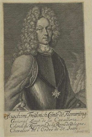 Bildnis des Joachim Friderich Comte de Flemming