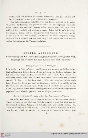 Erster Abschnitt: Beschreibung der Ur-Flötz [...]