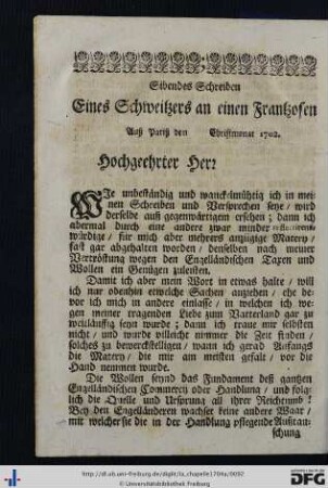 Sibendes Schreiben.