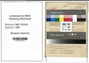 Entnazifizierung Heinrich Bruland , geb. 30.06.1910 (Mechaniker)