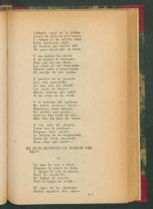 El Hijo segundo de Martín Fierro