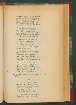 El Hijo segundo de Martín Fierro