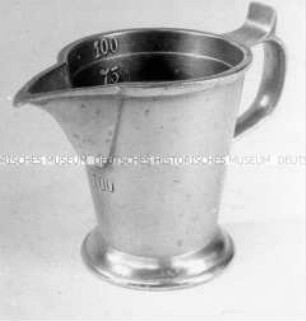 Messbecher 25 bis 100 ccm