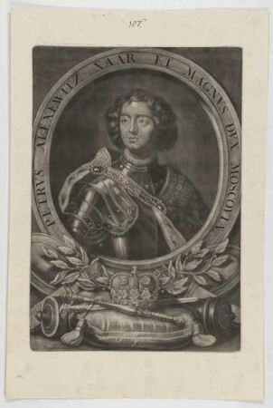 Bildnis des Petrvs Alexewitz, Zar von Russland