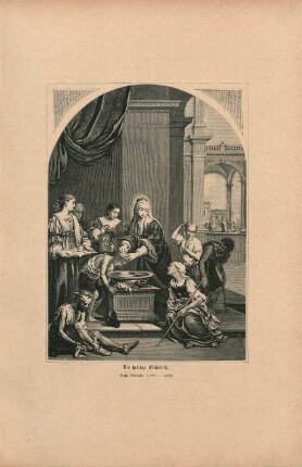 Die heilige Elisabeth. Nach Murillo (1618-1682.)