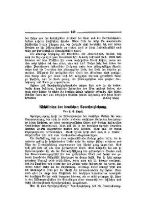 Richtlinien der deutschen Sprecherziehung