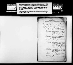 Materialsammlung für eine Neubearbeitung der OAB