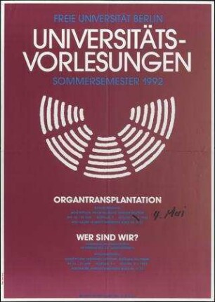 Organtransplantation Wer sind wir?