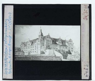 Schmalkalden, Schloss Wilhelmsburg : Ansicht, Rekonstruktion