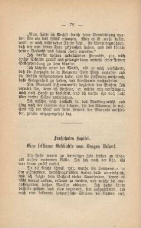 Fünfzehntes Kapitel. Eine seltsame Geschichte vom Dragon Volant