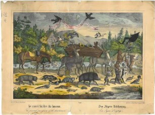 Grafik "Des Jägers Leichenzug"