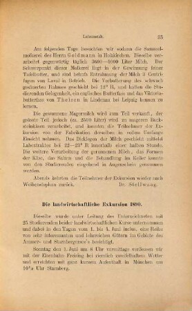 Praktische Übungen. Exkursionen. Reisen