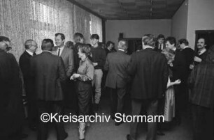 CDU-Ortsverband Reinfeld: Hotel "Altdeutscher Hof", Bahnhofstraße: Neujahrsempfang: Gäste im Gespräch: 5. Januar 1986