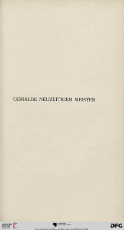 Gemälde Neuzeitiger Meister (Nr. 81-135)