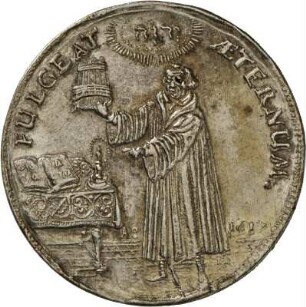 Medaille von Christian Maler auf das Reformationsjubiläum 1617