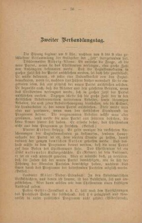 Zweiter Verhandlungstag