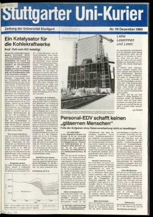 Heft Nr. 19 / Dezember 1984