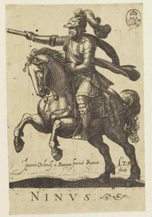 Ninus (aus einer Serie von Kopien der Orlando Furioso-Serie mit veränderten Namensbezeichnungen)