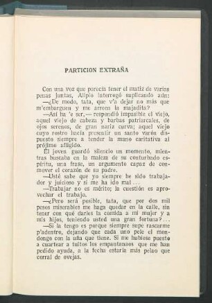 Partición extraña