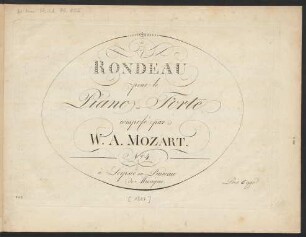 W.A. Mozart: Rondeau pour le Piano-Forte No. 4