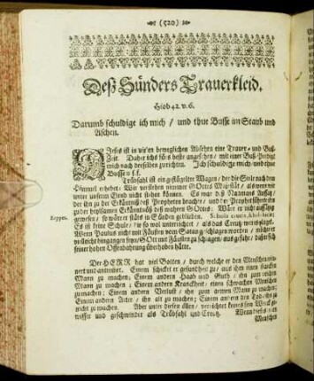Deß Sünders Trauerkleid.