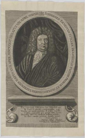 Bildnis des Iohannes Ernestus Stillen