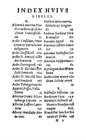 Index Hvivs Libelli.