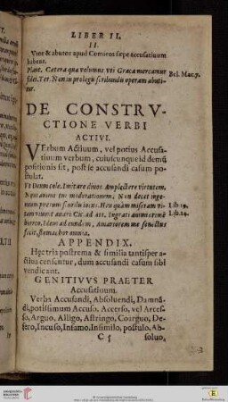 De constrvctione verbi activi