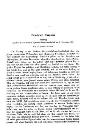 Friedrich Paulsen