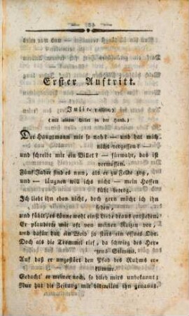 Die alten Liebschaften : ein Lustspiel in einem Aufzug