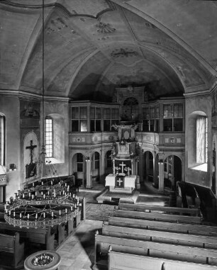 Halle (Saale), St. Bartholomäus, Ostempore mit Kanzelaltar