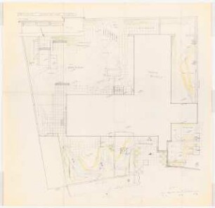Garten Wohnhaus Conle, Duisburg: Lageplan mit Gartenplan 1:50