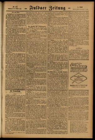 Zweite Ausgabe vom Dienstag, den 31. Oktober 1916.
